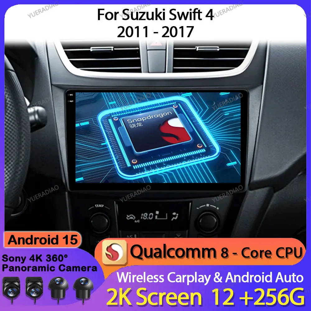 Android 15 Carplay Android Auto Car Radio For Suzuki Swift 4 2011 - 2017 Multimedia Video Player NAVI GPS 2DIN 4G WIFI QLED DSP
Android 15 Carplay Android Auto Car Radio For Suzuki Swift 4 2011 - 2017 Multimedia Video Player NAVI GPS 2DIN 4G WIFI QLED DSP