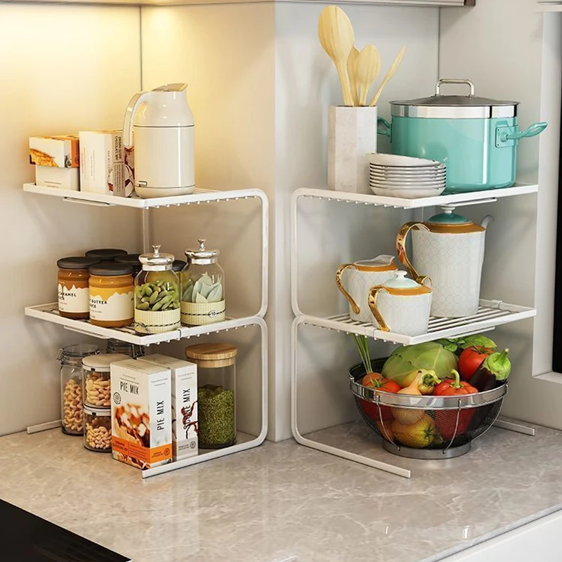 Multilayer Metal Kitchen Table Layer Shelf Countertop Storage Pot Rack Spice Organizer Bathroom Shelf Space Saving for Home New
Multilayer Metal Kitchen Table Layer Shelf Countertop Storage Pot Rack Spice Organizer Bathroom Shelf Space Saving for Home New