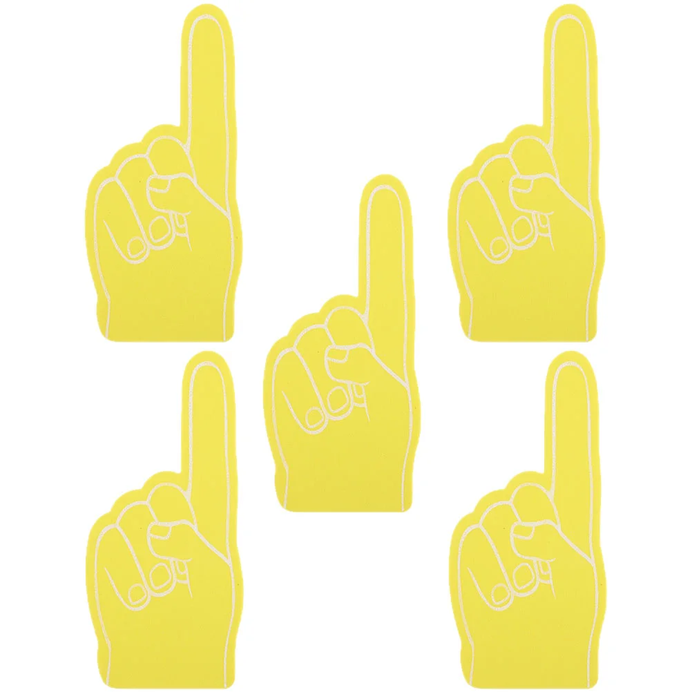 5 Pcs Giant Cheering Clapper Toddler Headbands Toy Eva Foam Finger for Sporting Events
5 Pcs Giant Cheering Clapper Toddler Headbands Toy Eva Foam Finger for Sporting Events