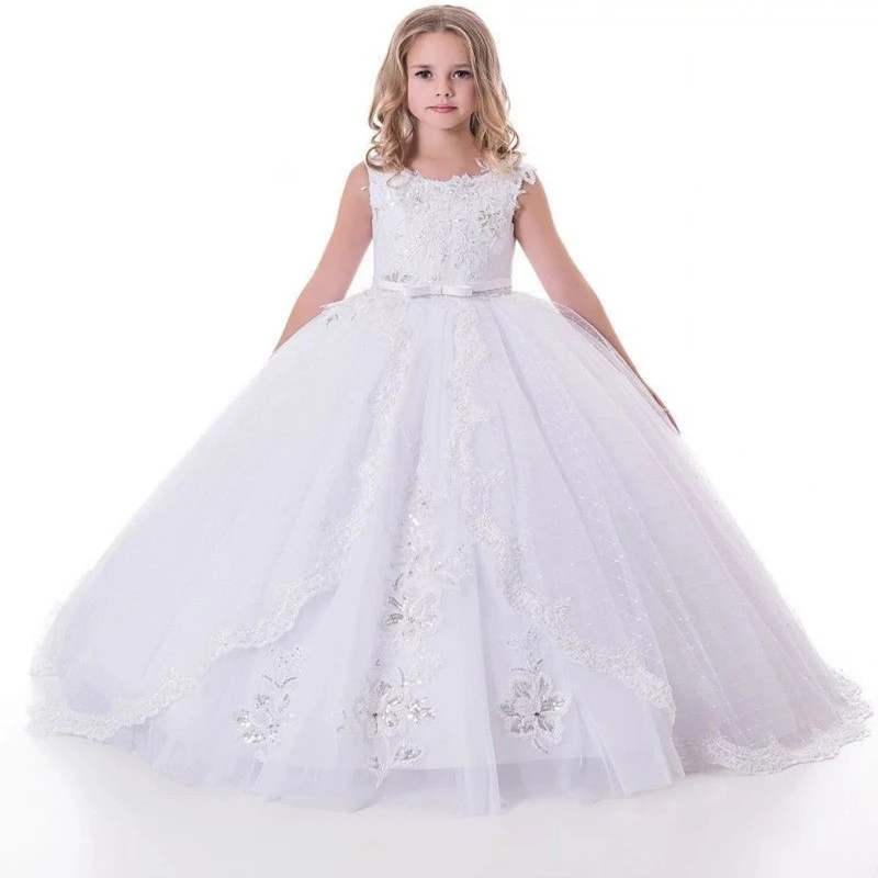White Flower Girl Dresses for Wedding 2023 Lace Girls Pageant Gown Kids First Communion Princess Dresses
White Flower Girl Dresses for Wedding 2023 Lace Girls Pageant Gown Kids First Communion Princess Dresses