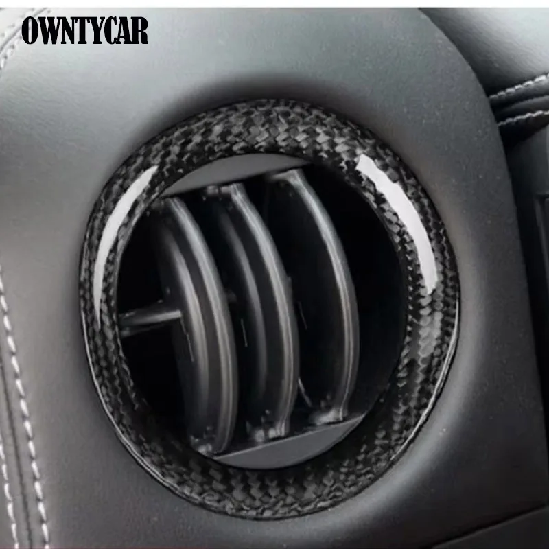 Real Carbon Fiber For Nissan GTR R35 2008-2016 Car AC Air Outlet Vent Ring Cover Decoration Car Interior Accessories
Real Carbon Fiber For Nissan GTR R35 2008-2016 Car AC Air Outlet Vent Ring Cover Decoration Car Interior Accessories