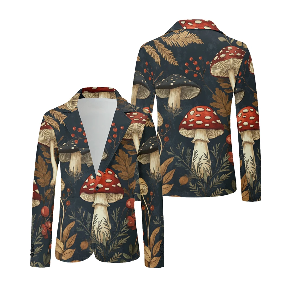 Mens Blazer Fairytale Mushrooms Printed Vintage Suit Jacket One Button Slim Fit Sport Coat Holiday Party Blazers Plus Size 9XL
Mens Blazer Fairytale Mushrooms Printed Vintage Suit Jacket One Button Slim Fit Sport Coat Holiday Party Blazers Plus Size 9XL