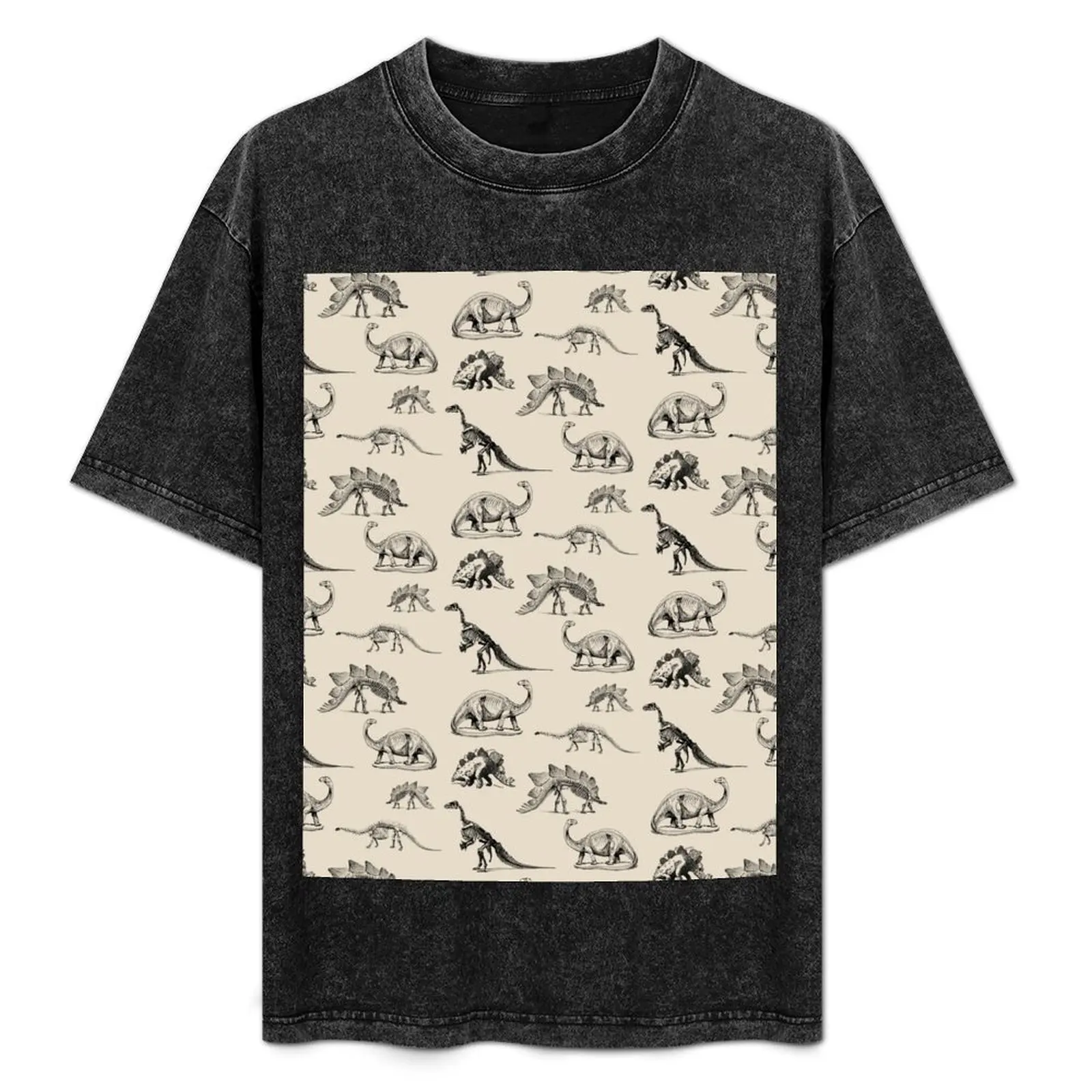 Vintage Museum Dinosaur Skeleton Illustrations, Black & Cream Dinos T-Shirt anime shirt custom shirt mens cotton t shirts
Vintage Museum Dinosaur Skeleton Illustrations, Black & Cream Dinos T-Shirt anime shirt custom shirt mens cotton t shirts
