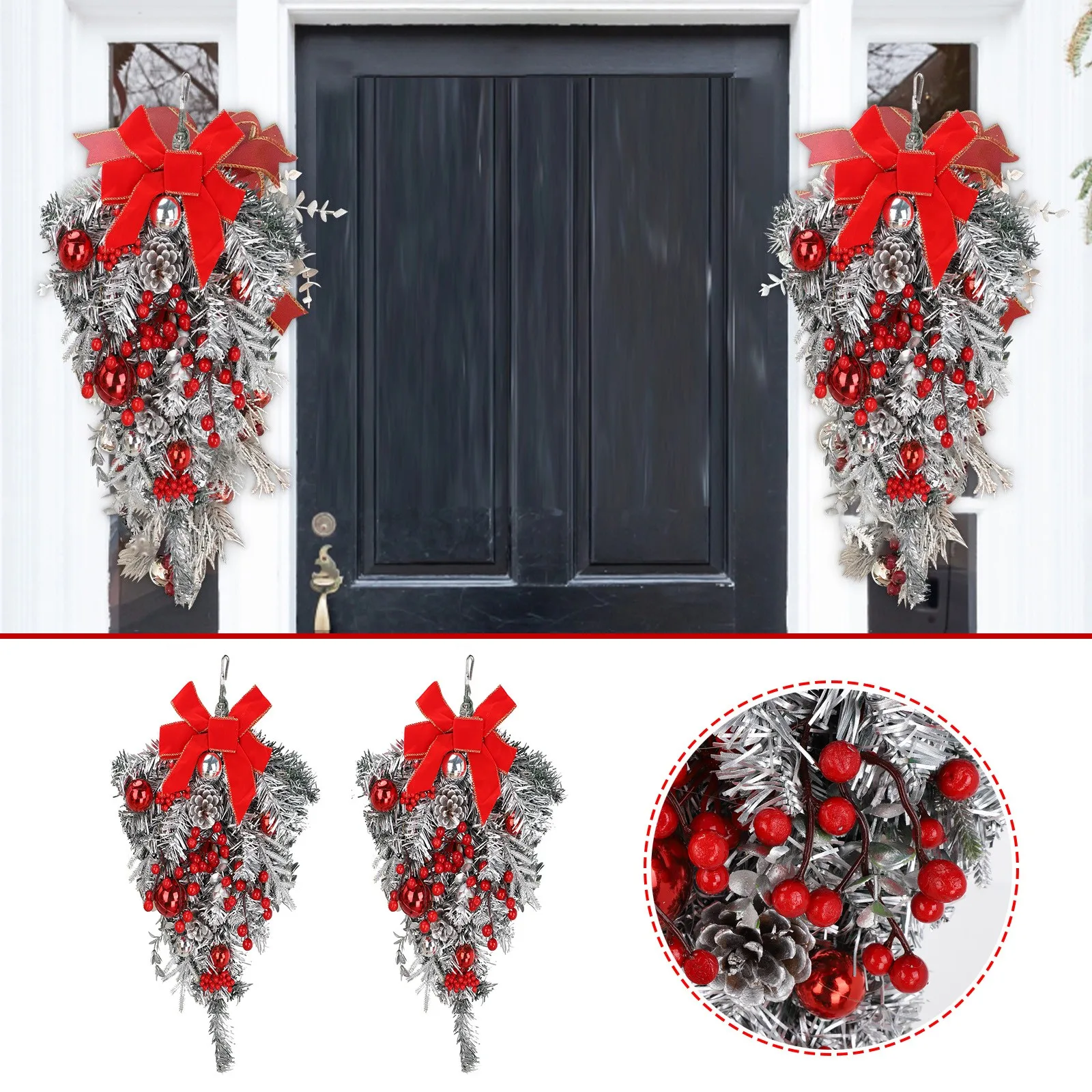Ring Hanger Door Branches Christmas Christmas Vine Pendant Garland Dead Cane Christmas Wreath Decorations Home Decor
Ring Hanger Door Branches Christmas Christmas Vine Pendant Garland Dead Cane Christmas Wreath Decorations Home Decor