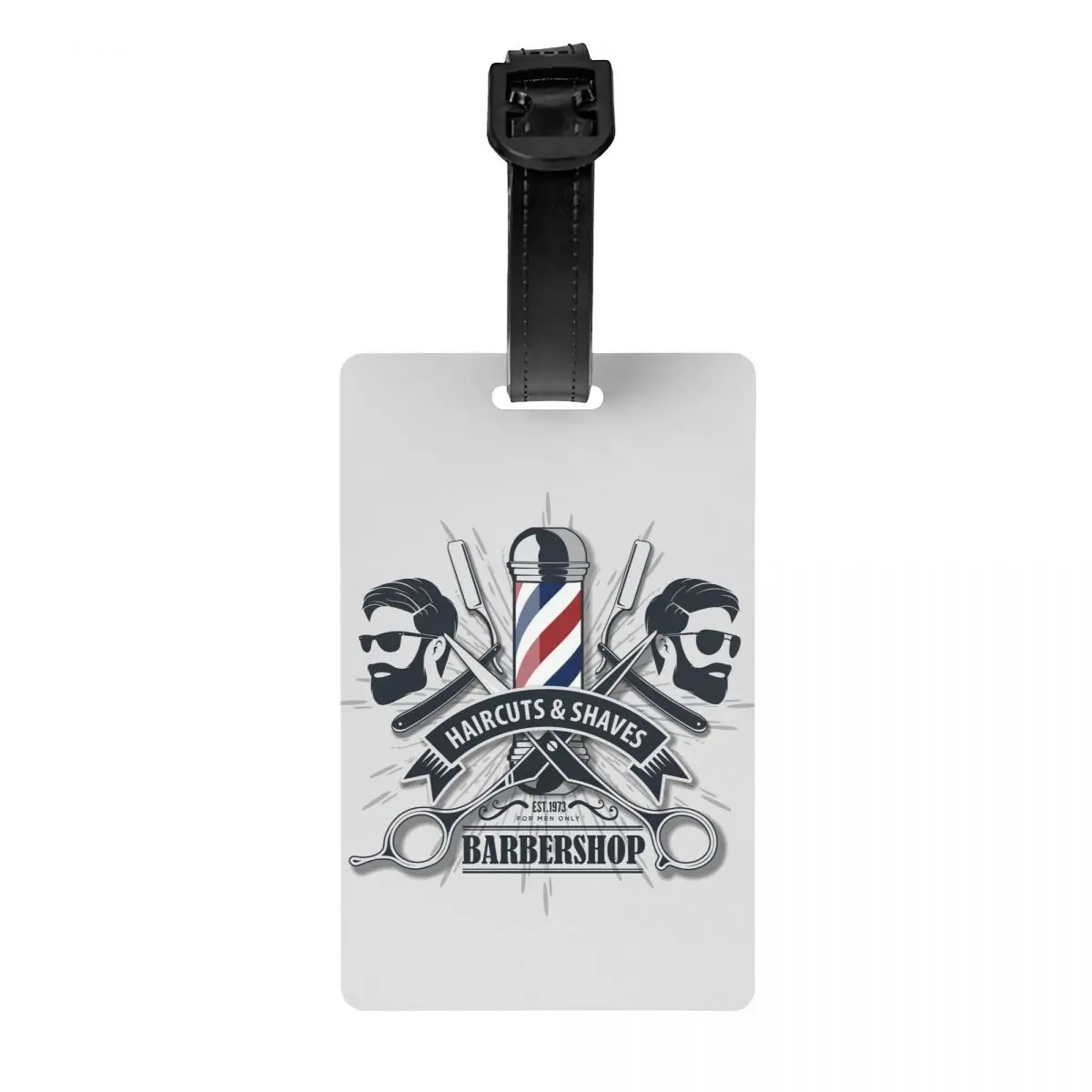 Custom Hairdresser Barber Shop Luggage Tag Suitcase Baggage Privacy Cover ID Label
Custom Hairdresser Barber Shop Luggage Tag Suitcase Baggage Privacy Cover ID Label
