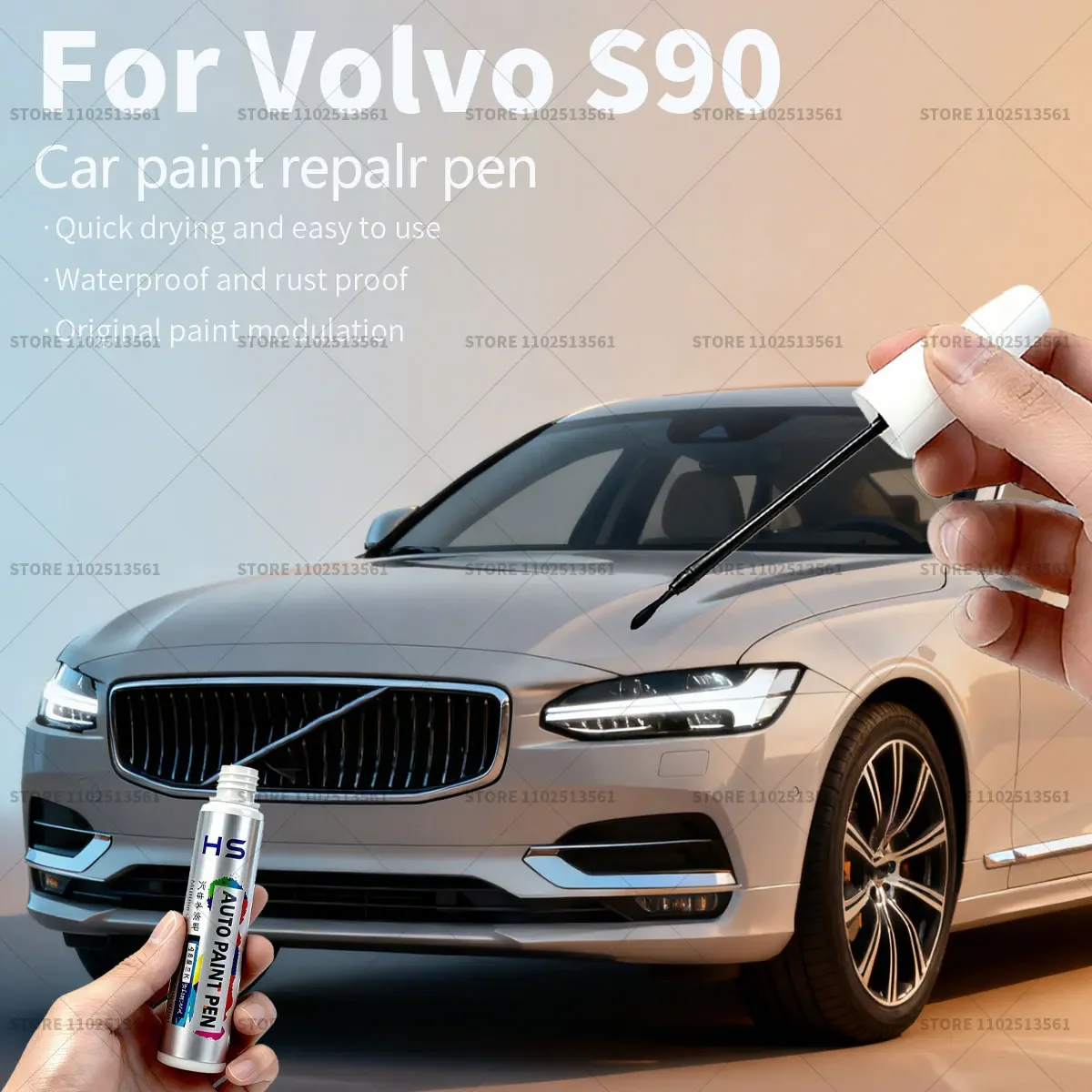 Car Paint Repair Pen Touch Up Scratch Remover DIY Auto Accessories For Volvo S90 White 707 Gray Brown 722 Blue 720 723 Black 717
Car Paint Repair Pen Touch Up Scratch Remover DIY Auto Accessories For Volvo S90 White 707 Gray Brown 722 Blue 720 723 Black 717
