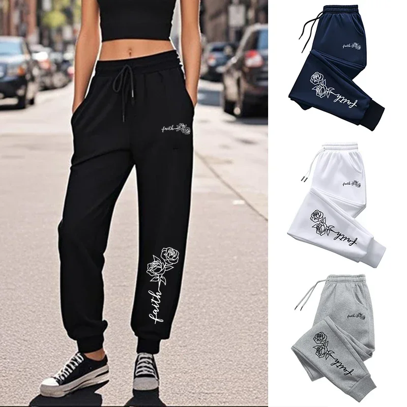 Faith Print Sweatpants for Woman All Season Daily Casual Sport Jogger Pants 2025 Ladies Home Outdoor Comfort Breathable Trousers
Faith Print Sweatpants for Woman All Season Daily Casual Sport Jogger Pants 2025 Ladies Home Outdoor Comfort Breathable Trousers