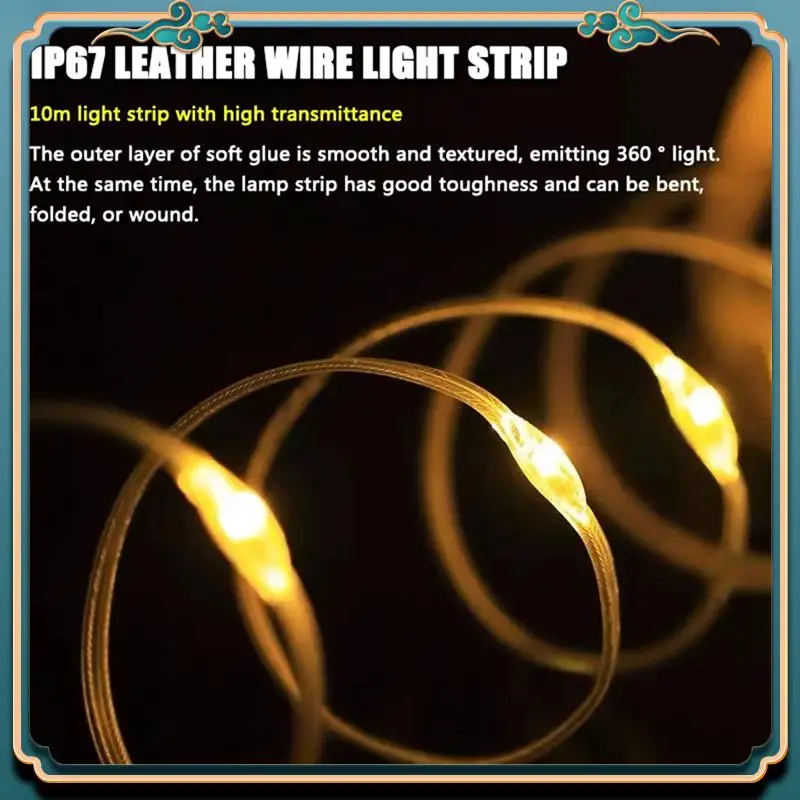 LED Camping Lamp Strip Atmosphere 10M Length IPX4 Waterproof Recyclable Light Belt Lamp For Tent Room Easy Install Easy To Use D
LED Camping Lamp Strip Atmosphere 10M Length IPX4 Waterproof Recyclable Light Belt Lamp For Tent Room Easy Install Easy To Use D