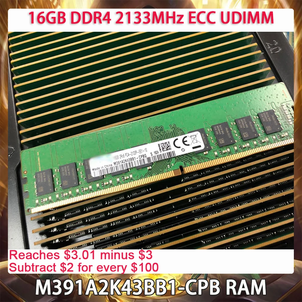 Ранняя оперативная память для Samsung 16 Гб DDR4 2133 МГц ECC UDIMM, Серверная память отлично работает, быстрая доставка, высокое качество
Ранняя оперативная память для Samsung 16 Гб DDR4 2133 МГц ECC UDIMM, Серверная память отлично работает, быстрая доставка, высокое качество