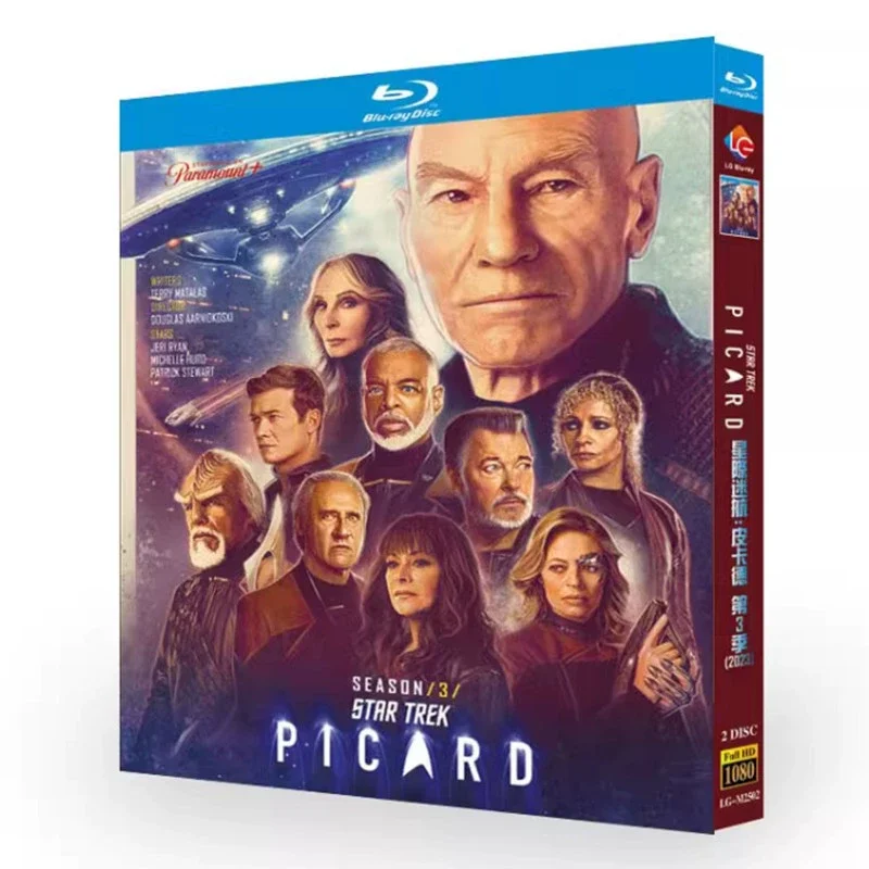 Звёздный путь: Пикард, 3-й сезон, 2023, Blu-ray диск
Звёздный путь: Пикард, 3-й сезон, 2023, Blu-ray диск