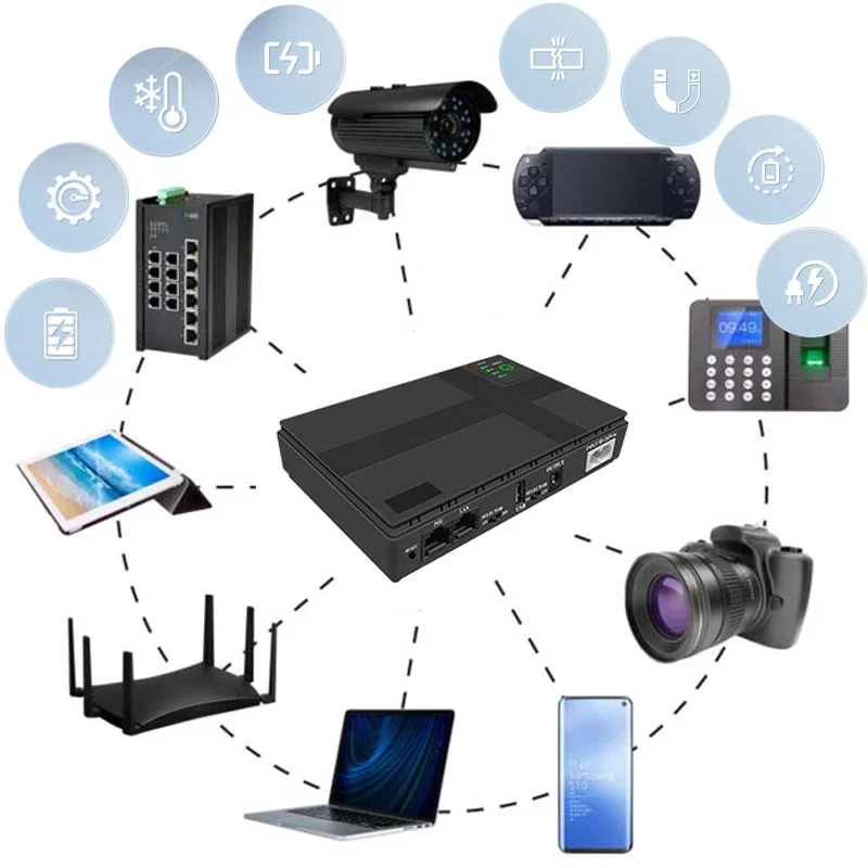 -Routeur Optique Cat Avec Adaptateur Intégré, Alimentation Par Batterie 10400mAh, Sauvegarde
-Routeur Optique Cat Avec Adaptateur Intégré, Alimentation Par Batterie 10400mAh, Sauvegarde