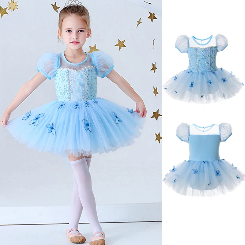 Princess girl ballet skirt with butterfly decoration fluffy skirt children's role-playing costume stage performance costume
Princess girl ballet skirt with butterfly decoration fluffy skirt children's role-playing costume stage performance costume