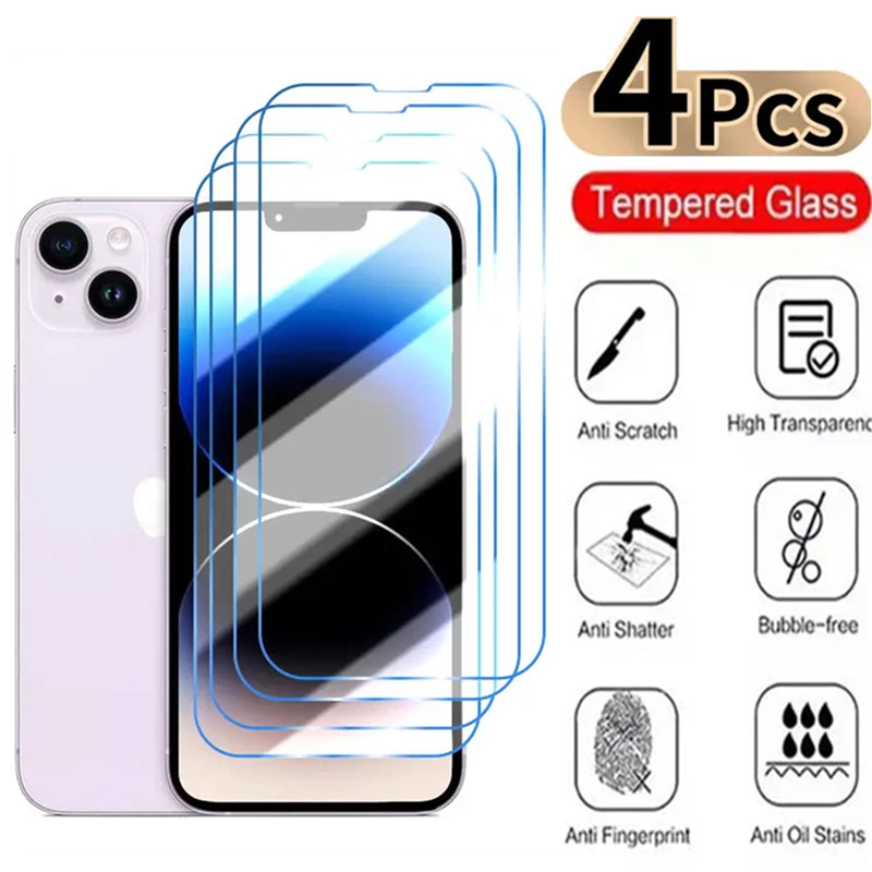 4Pcs Full Cover Screen Protector for iPhone 15 14 13 12 11 Pro Max Mini Protective Glass for iPhone X XR XSMax 15 Plus Glass
4Pcs Full Cover Screen Protector for iPhone 15 14 13 12 11 Pro Max Mini Protective Glass for iPhone X XR XSMax 15 Plus Glass