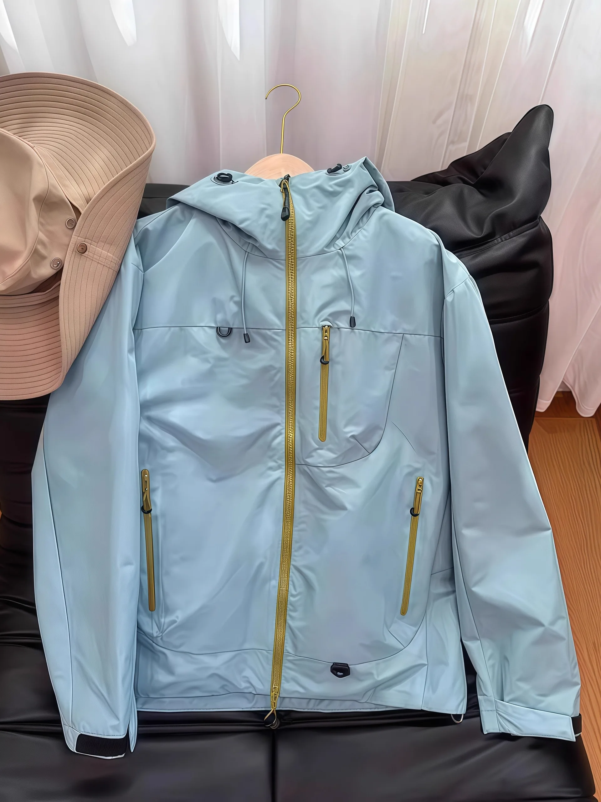 Outdoor Windproof Waterproof Zipper Functioning Jaet Trendy Couple Hiking Mountain Climbing Coat Hooded Men's Sle Loose F...
Outdoor Windproof Waterproof Zipper Functioning Jaet Trendy Couple Hiking Mountain Climbing Coat Hooded Men's Sle Loose F...