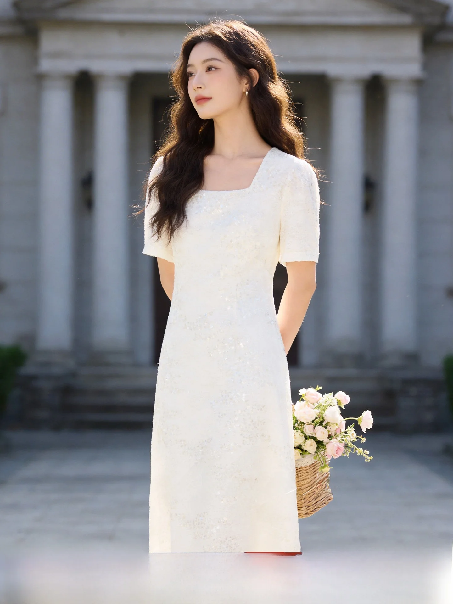 plus Size Women's Dress Floral Embroidery Gentle Style Summer New Arrival Slimming Aesthetic Short Sleeve Square Neck Dress
plus Size Women's Dress Floral Embroidery Gentle Style Summer New Arrival Slimming Aesthetic Short Sleeve Square Neck Dress