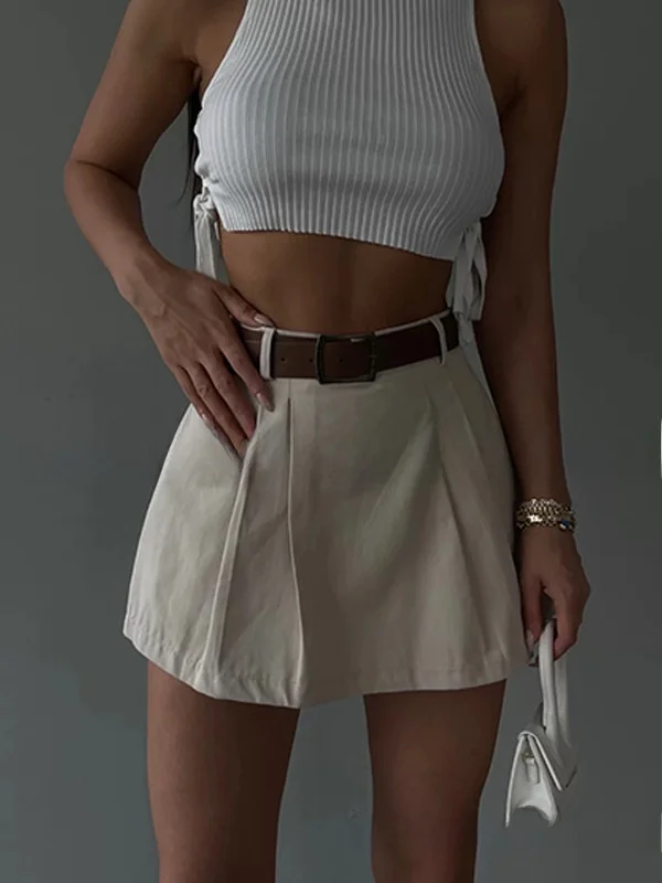 Summer Pure Color Short Pants Skirts Women's Clothing Multi-Color Shorts Cotton Casual Pants Straight Leg Fit
Summer Pure Color Short Pants Skirts Women's Clothing Multi-Color Shorts Cotton Casual Pants Straight Leg Fit