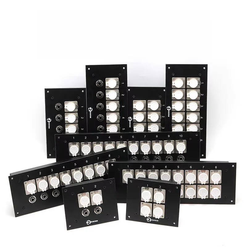 86 Wall Audio Junction Box 2/4/6/8/10 Way XLR 3-Core Female to 6.35mm Male Jack Panel for Stage/Recording Studio
86 Wall Audio Junction Box 2/4/6/8/10 Way XLR 3-Core Female to 6.35mm Male Jack Panel for Stage/Recording Studio