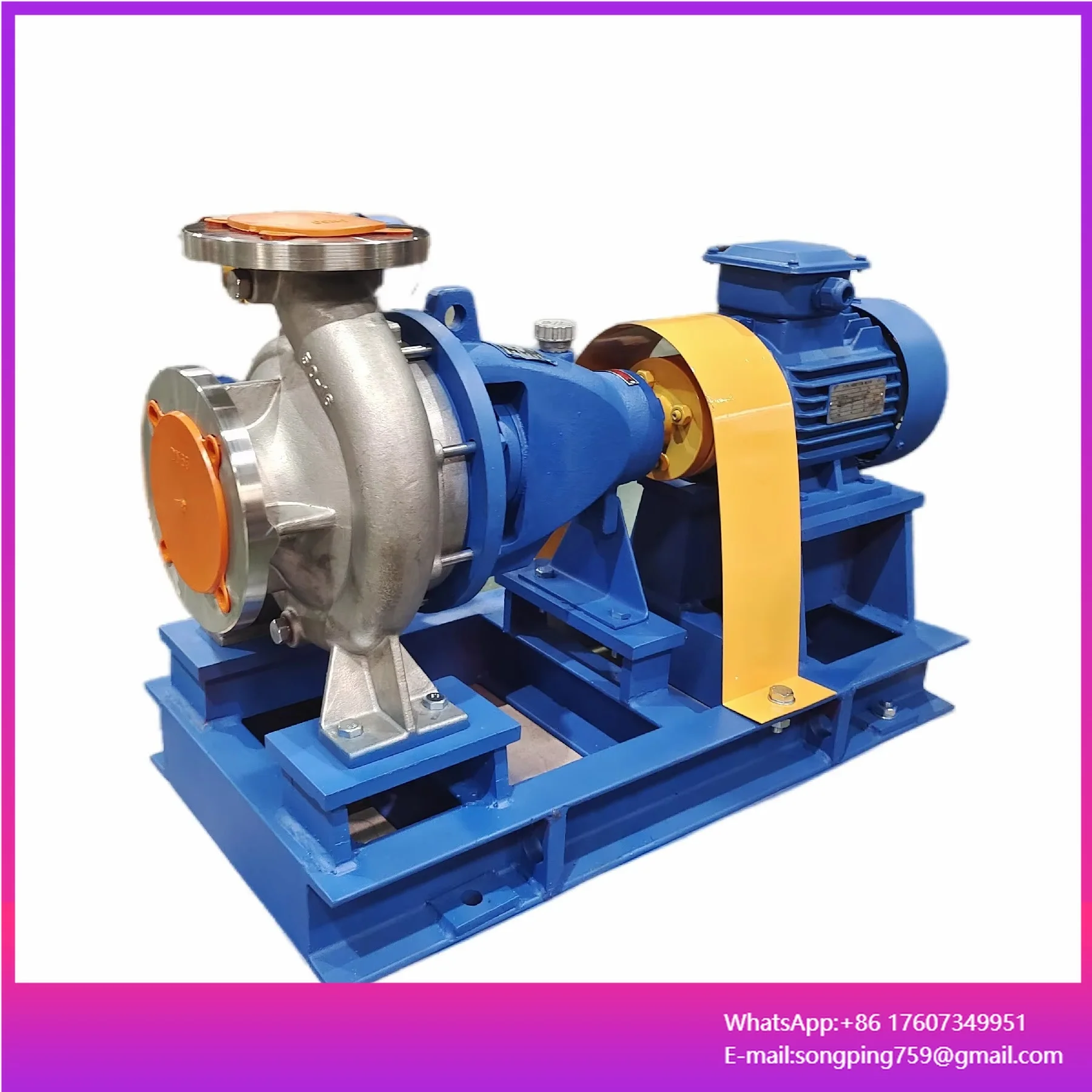 High Quality Stainless Steel Centrifugal Water Pump End Suction Pump for Marine Sea Water System with Motor Power Supply
High Quality Stainless Steel Centrifugal Water Pump End Suction Pump for Marine Sea Water System with Motor Power Supply