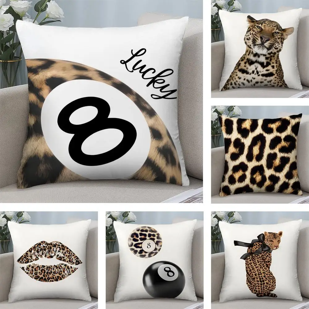 Leopard Trend Fashion Cushion Cover Short plush Double-sided Print Square Throw Pillow Covers Sofa Home Cushion Decor
Leopard Trend Fashion Cushion Cover Short plush Double-sided Print Square Throw Pillow Covers Sofa Home Cushion Decor