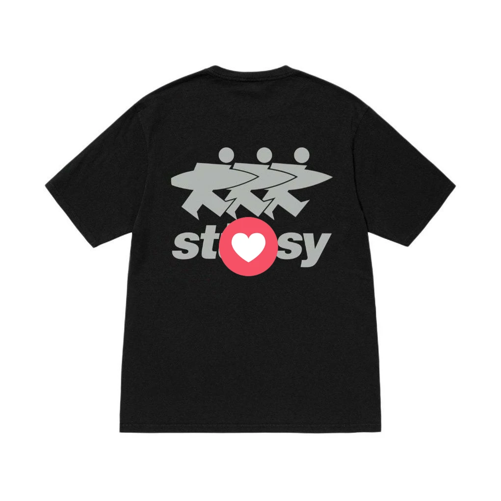 European and American Classic Retro Pattern Letter Printing Fun Pure Cotton Casual Short-sleeved T-shirt Couple Top Cool DIY
European and American Classic Retro Pattern Letter Printing Fun Pure Cotton Casual Short-sleeved T-shirt Couple Top Cool DIY