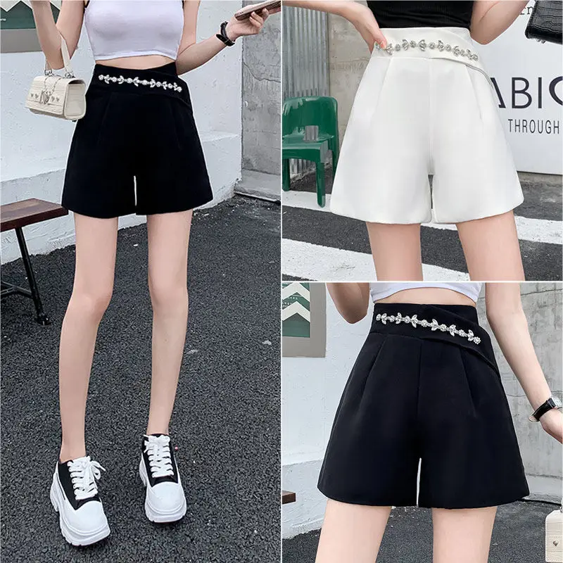 Women‘s Suit Shorts Elegant High Waist White A Line Wide Leg Suit Short Commute Summer Shorts Casual Slim Hot Short Pants C49
Women‘s Suit Shorts Elegant High Waist White A Line Wide Leg Suit Short Commute Summer Shorts Casual Slim Hot Short Pants C49