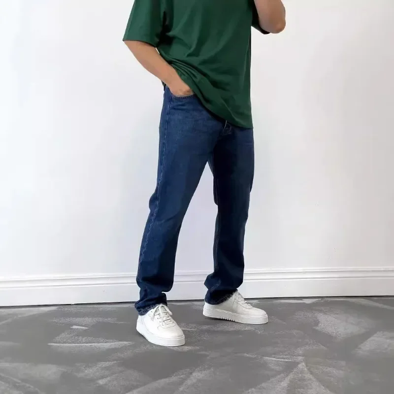 Casual Classic Pencil Denim Pants Men High Waisted Jeans Boyfriend Baggy Straight Leg
Casual Classic Pencil Denim Pants Men High Waisted Jeans Boyfriend Baggy Straight Leg