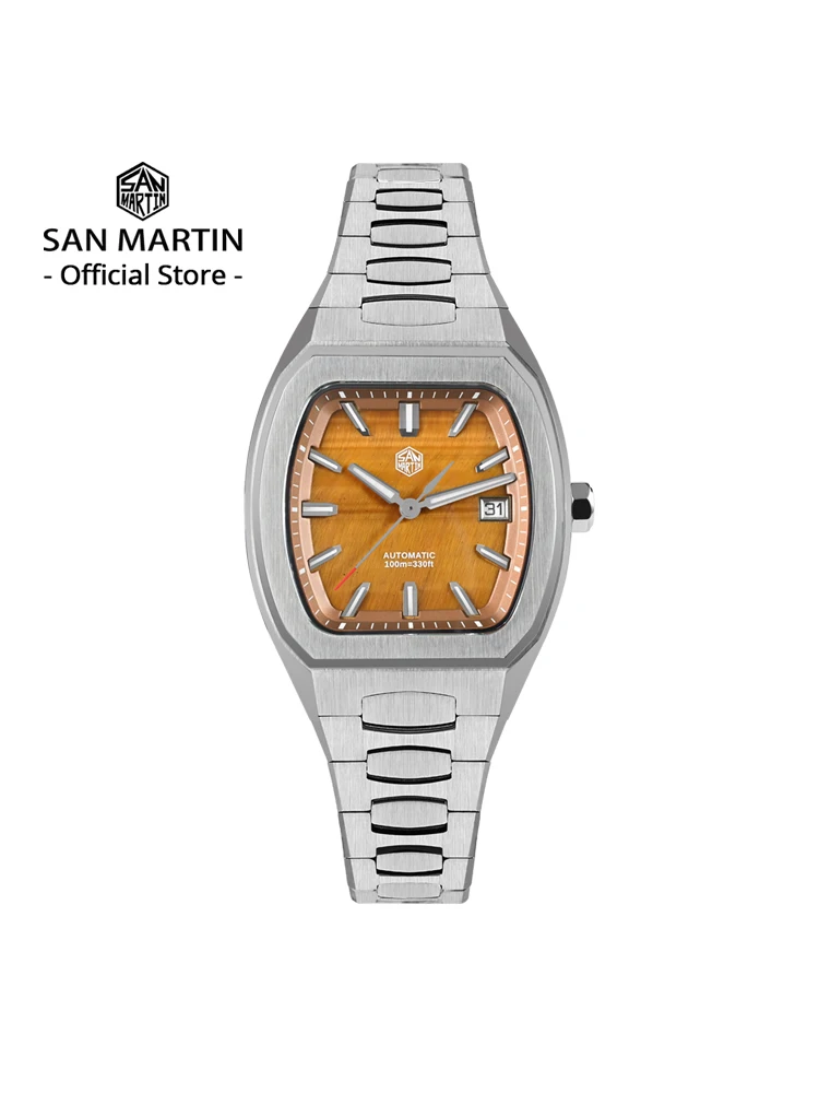 San Martin 39.5mm Tonneau Luxury Men Watch Mineral Dial Casual Sports PT5000 SW200 Automatic Mechanical Sapphire Luminous SN0145
San Martin 39.5mm Tonneau Luxury Men Watch Mineral Dial Casual Sports PT5000 SW200 Automatic Mechanical Sapphire Luminous SN0145