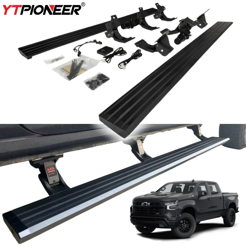 2018 2019 2025 Chevrolet Truck Crew Cab Aluminum Power Running Boards Electric Side Steps for Chevy Silverado 1500 ZR2
2018 2019 2025 Chevrolet Truck Crew Cab Aluminum Power Running Boards Electric Side Steps for Chevy Silverado 1500 ZR2