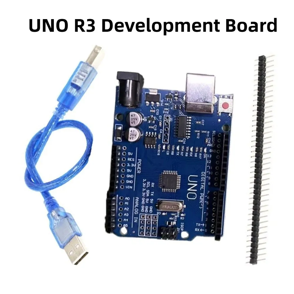 Плата разработки CH340G R3 с USB-кабелем, совместимая с Arduino D1 R3, беспроводной модуль ATMEGA328P, электронная плата R3
Плата разработки CH340G R3 с USB-кабелем, совместимая с Arduino D1 R3, беспроводной модуль ATMEGA328P, электронная плата R3