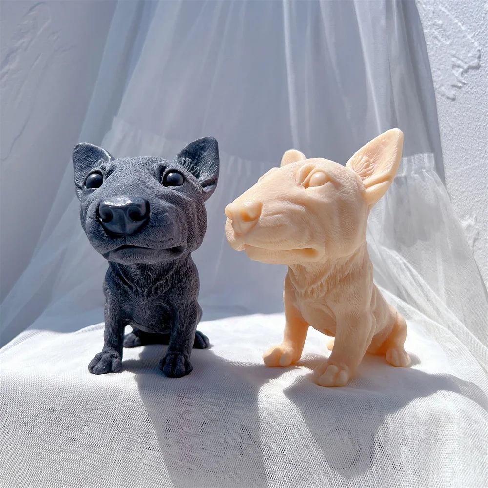 Bullhead Terrier Statue Candle Silicone Mold Animal Puppy Bull terrier Dog Figurine Soy Wax Silicone Mould Pet Home Decor
Bullhead Terrier Statue Candle Silicone Mold Animal Puppy Bull terrier Dog Figurine Soy Wax Silicone Mould Pet Home Decor