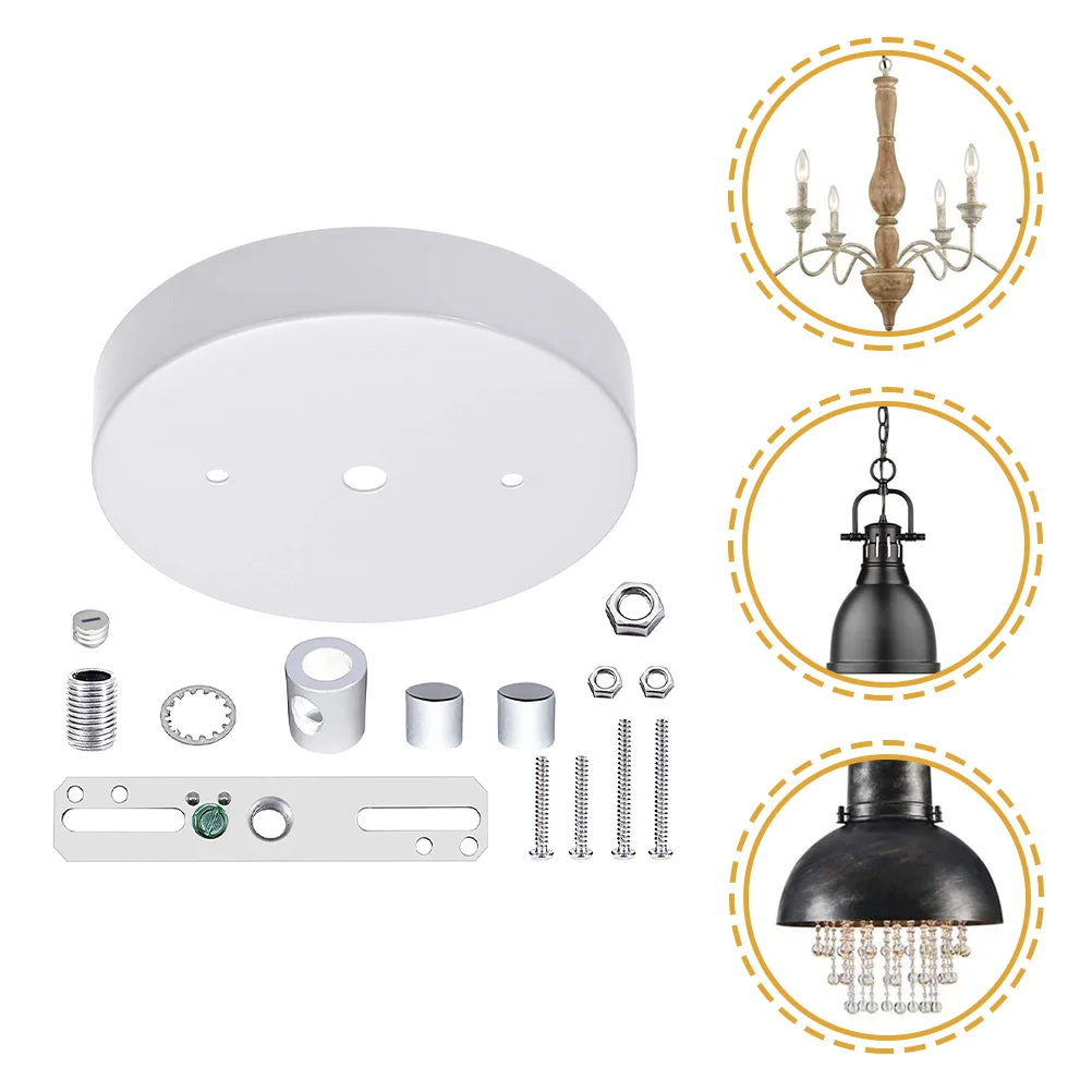 Ceiling Cover Plate White Metal Canopy Light Fixture Mounting Bracket Pendant Kit Chandelier Plate Easy Install Wall
Ceiling Cover Plate White Metal Canopy Light Fixture Mounting Bracket Pendant Kit Chandelier Plate Easy Install Wall
