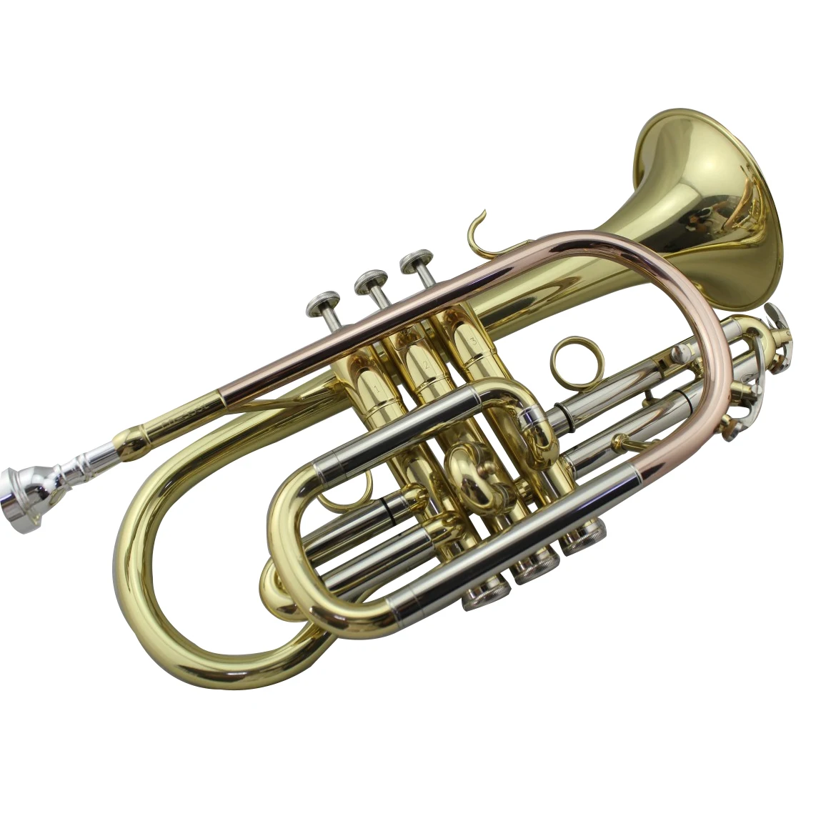 Hooqu Concert Playing Brass Instrument Cornet Gold Lacquer Stainless Valve Cornet
Hooqu Concert Playing Brass Instrument Cornet Gold Lacquer Stainless Valve Cornet