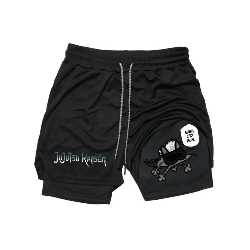 Мужские шорты для фитнеса с принтом 2-в-1, спортивные дышащие шорты Satoru Gojo, брюки-полотенца, быстросохнущие брюки для тренировок
Мужские шорты для фитнеса с принтом 2-в-1, спортивные дышащие шорты Satoru Gojo, брюки-полотенца, быстросохнущие брюки для тренировок