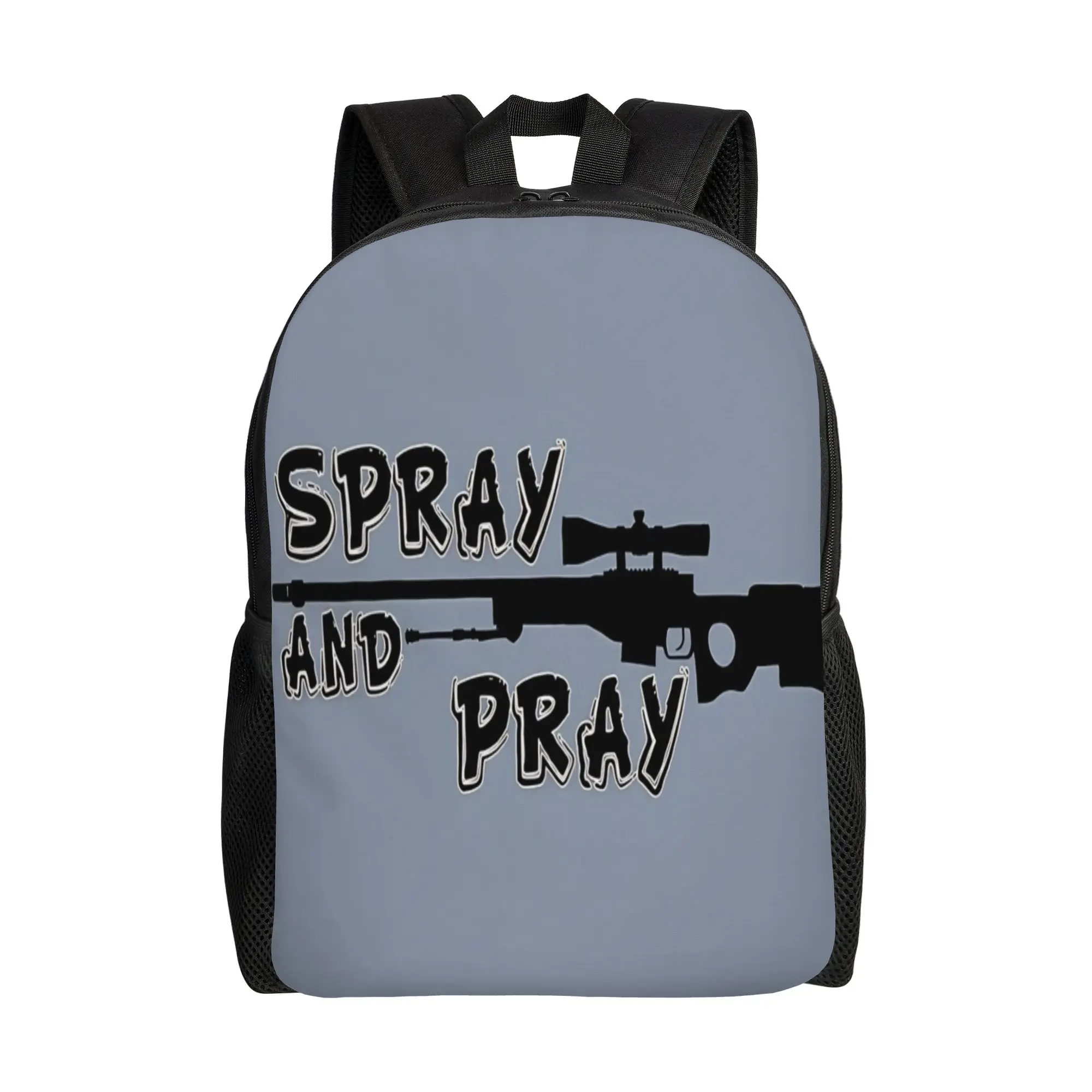 cs go College Bag Back to school season Spray and pray Cool Backpack
cs go College Bag Back to school season Spray and pray Cool Backpack