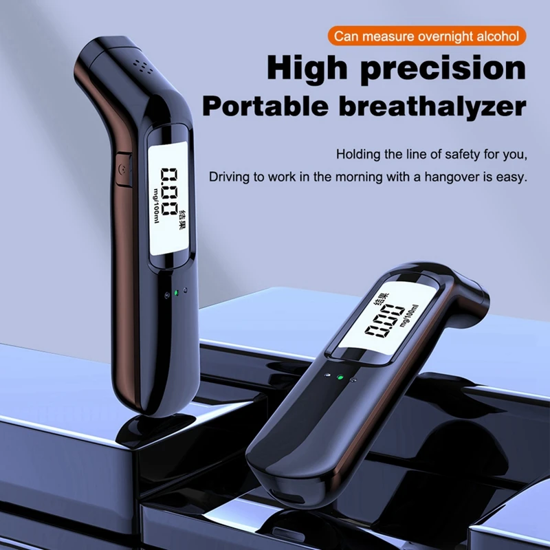 Professional Breathalyzer With High Accuracy Non-Contact Alcohol Tester With Voice Alert And Color Indicators
Professional Breathalyzer With High Accuracy Non-Contact Alcohol Tester With Voice Alert And Color Indicators