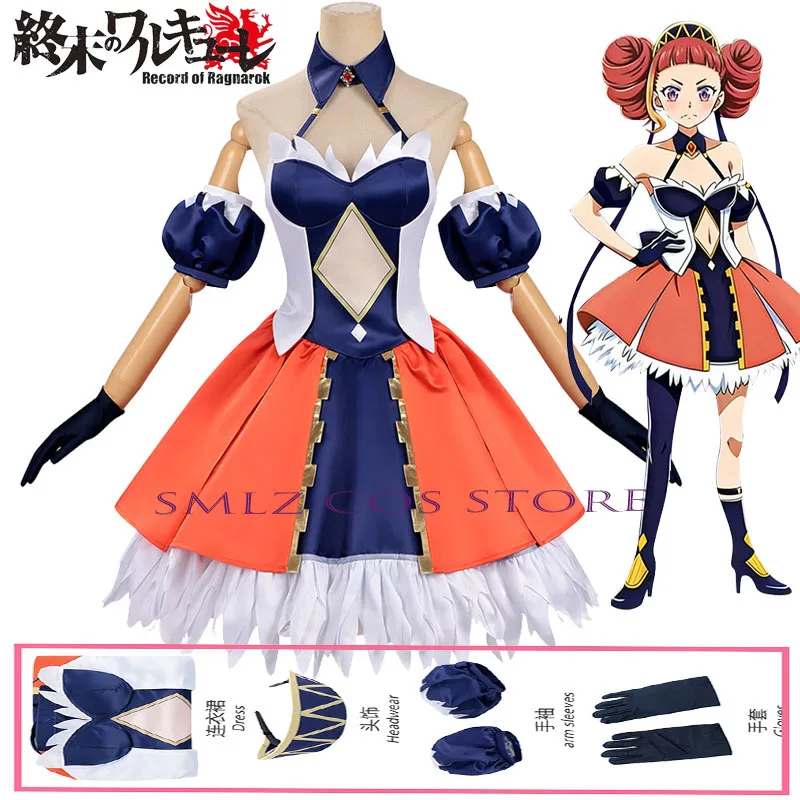 Anime Record of Ragnarok Cosplay Alvet Costume Manga Battle Uniform Dress Suit Halloween Party Play Clothing Lolita for Woman
Anime Record of Ragnarok Cosplay Alvet Costume Manga Battle Uniform Dress Suit Halloween Party Play Clothing Lolita for Woman