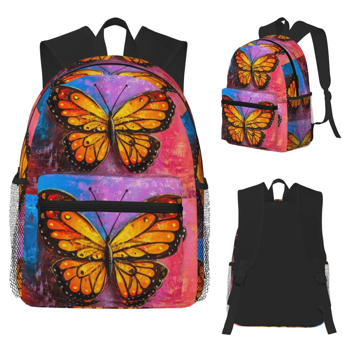Забавный студенческий рюкзак с бабочкой, школьная сумка, походный дорожный рюкзак для мальчиков и девочек, модная сумка для книг, сумки на плечо
Забавный студенческий рюкзак с бабочкой, школьная сумка, походный дорожный рюкзак для мальчиков и девочек, модная сумка для книг, сумки на плечо