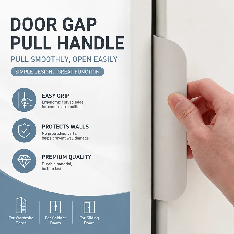 1pcs Premium Long Invisible Wardrobe Pull Handle Hidden Modern Minimalist Drawer Closet Door Edge Gap Grip
1pcs Premium Long Invisible Wardrobe Pull Handle Hidden Modern Minimalist Drawer Closet Door Edge Gap Grip
