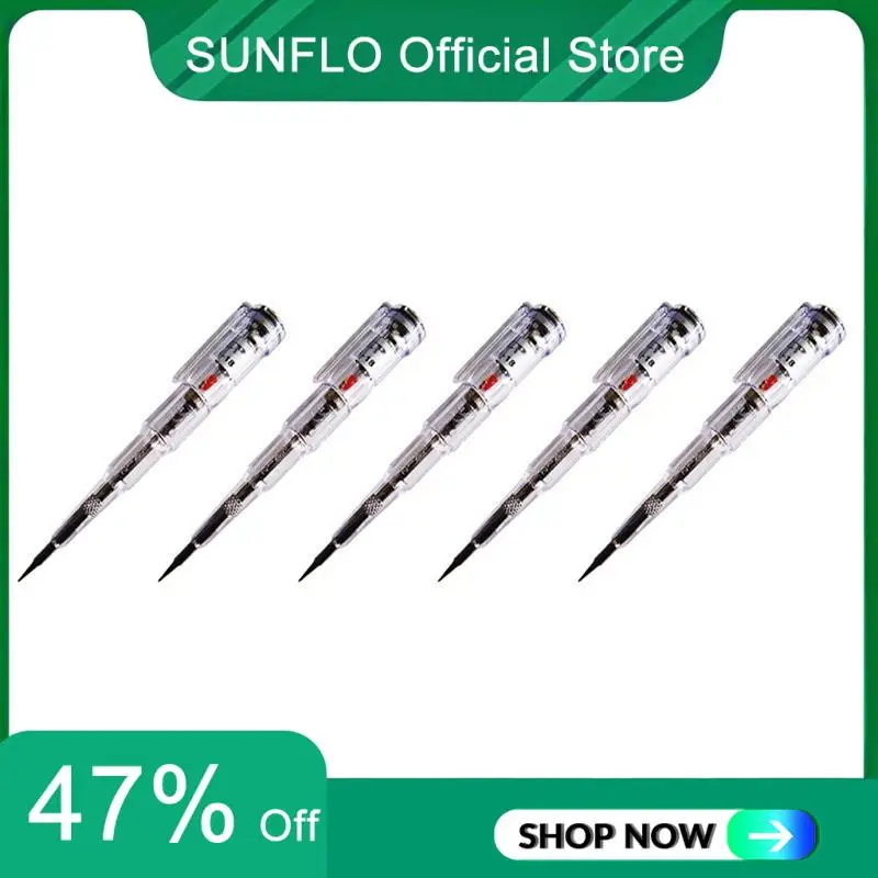 SUNFLO 5X Waterproof Induced Electric Tester Pen Screwdriver Probe Light Voltage Tester Detector AC/DC 70-250V
SUNFLO 5X Waterproof Induced Electric Tester Pen Screwdriver Probe Light Voltage Tester Detector AC/DC 70-250V