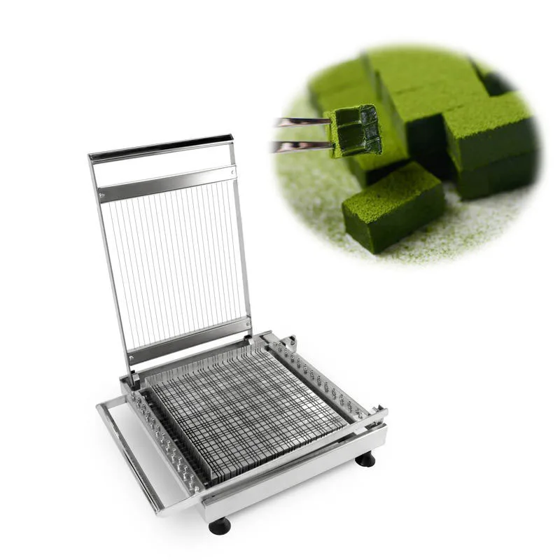 Stainless Steel Manual Chocolate Slicer For Square Cakes, Chocolates, Marshmallows, And Black Truffles.
Stainless Steel Manual Chocolate Slicer For Square Cakes, Chocolates, Marshmallows, And Black Truffles.