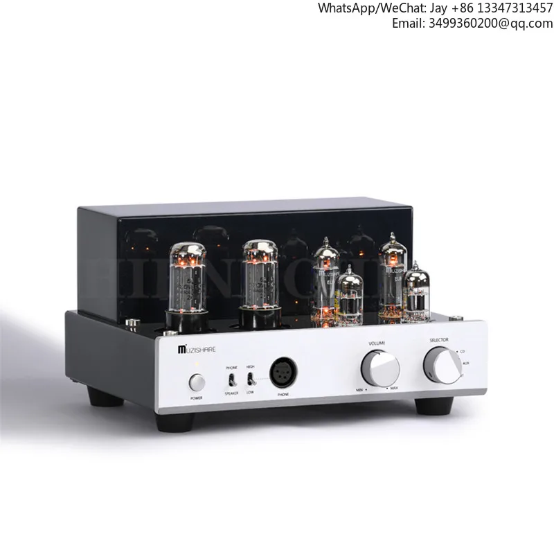 J-012 MUZISHARE X3T 5AR4*2 Двухканальный ламповый усилитель с двойной схемой выпрямления, интегрированный в усилитель, EL84*2, чистый класс А, однополярный усилитель мощности
J-012 MUZISHARE X3T 5AR4*2 Двухканальный ламповый усилитель с двойной схемой выпрямления, интегрированный в усилитель, EL84*2, чистый класс А, однополярный усилитель мощности