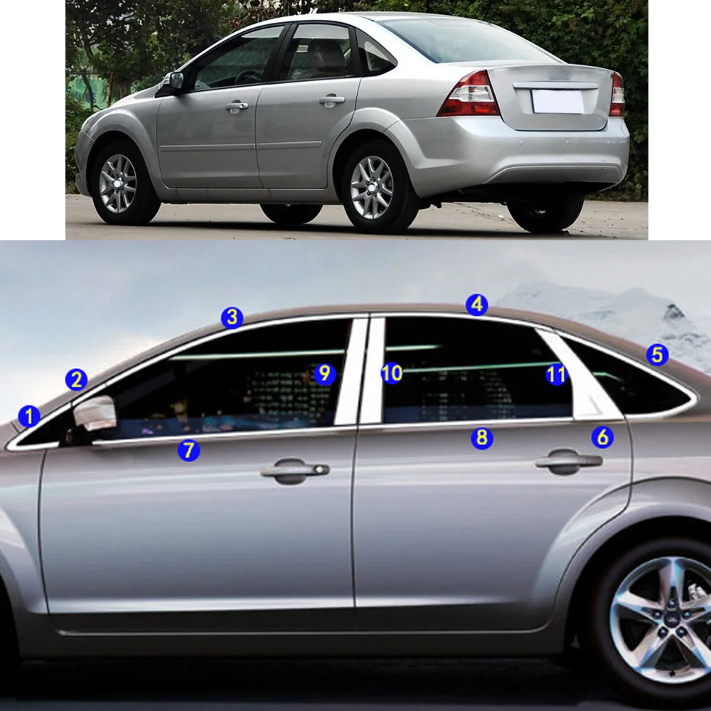 Car Sticker Garnish Pillar Window Middle Strip Trim Frame Hoods Parts For Ford Focus Sedan 2009 2010 2011
Car Sticker Garnish Pillar Window Middle Strip Trim Frame Hoods Parts For Ford Focus Sedan 2009 2010 2011