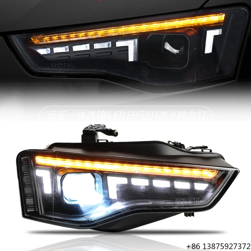 Suitable for A5 Headlamp Assembly 13-16 Modified Lens Led Sunday Running Light Running Water Turn signal
Suitable for A5 Headlamp Assembly 13-16 Modified Lens Led Sunday Running Light Running Water Turn signal