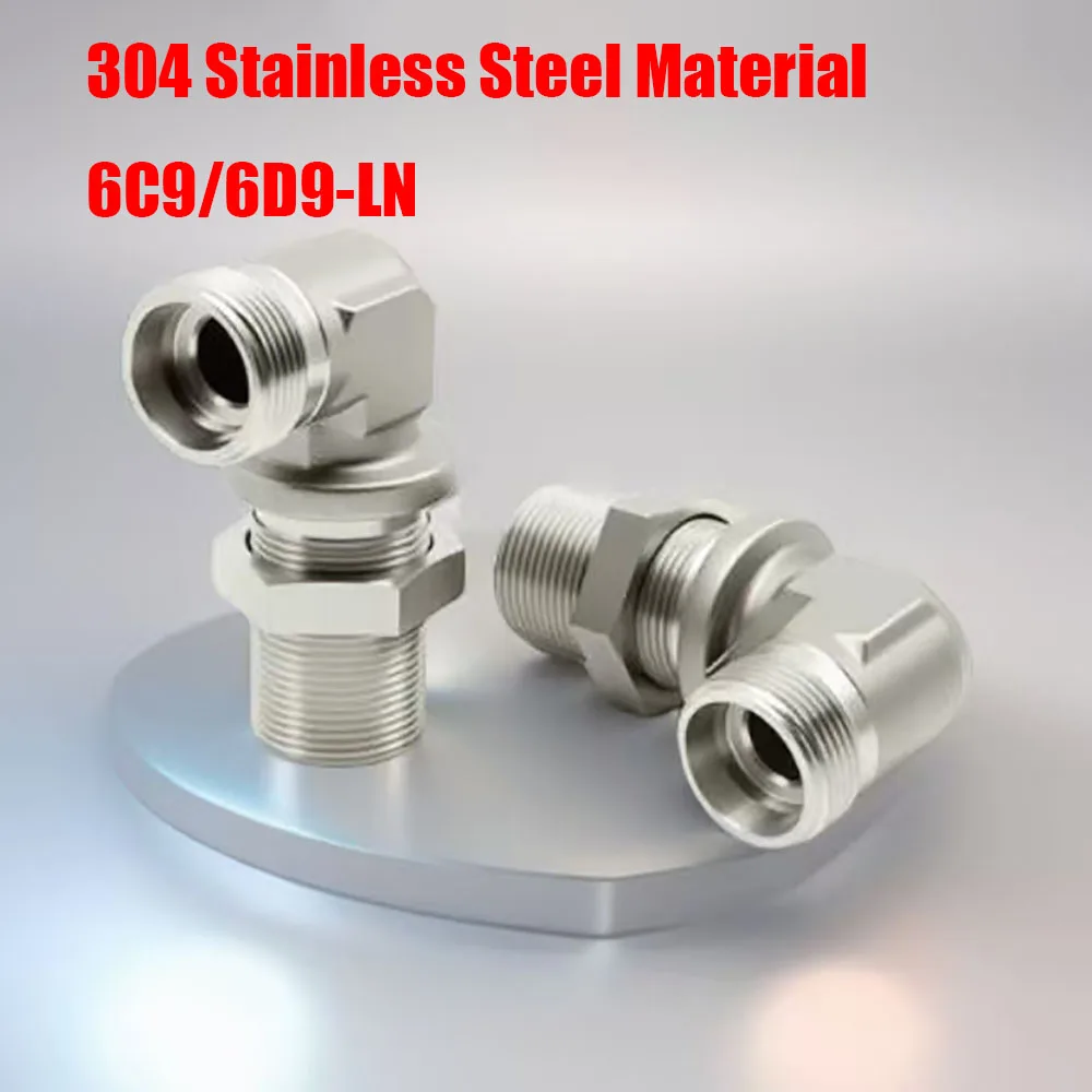 Metric External Thread 24 Degree Cone Sealing Sleeve Type Right Angle Plate Joint 6C9 Stainless Steel
Metric External Thread 24 Degree Cone Sealing Sleeve Type Right Angle Plate Joint 6C9 Stainless Steel