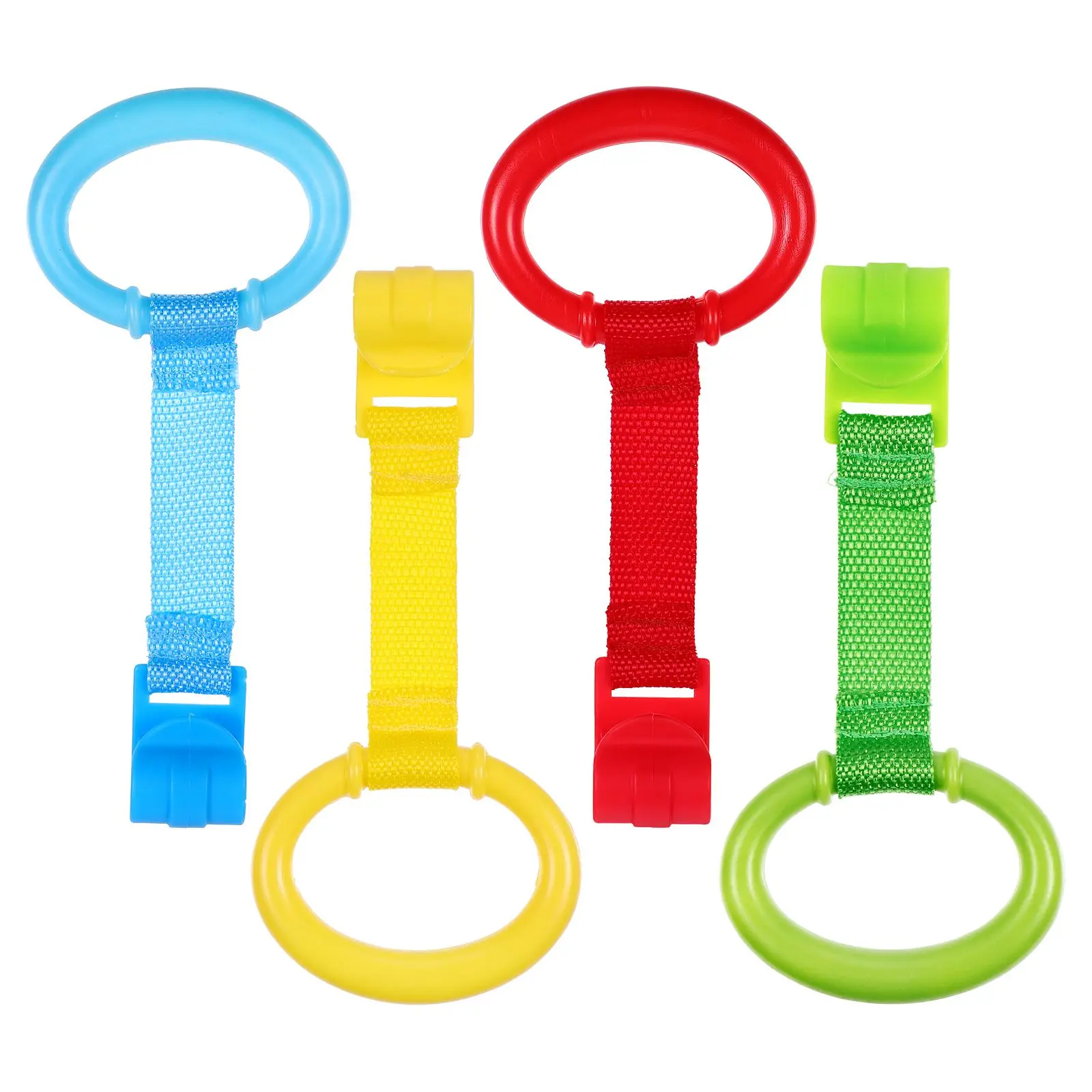 4Pcs Baby Standing Pull Ring Safe Material Infant Pull Ring Harnesses Leashes Travel Playpen Red Yellow Green Blue Nursery
4Pcs Baby Standing Pull Ring Safe Material Infant Pull Ring Harnesses Leashes Travel Playpen Red Yellow Green Blue Nursery