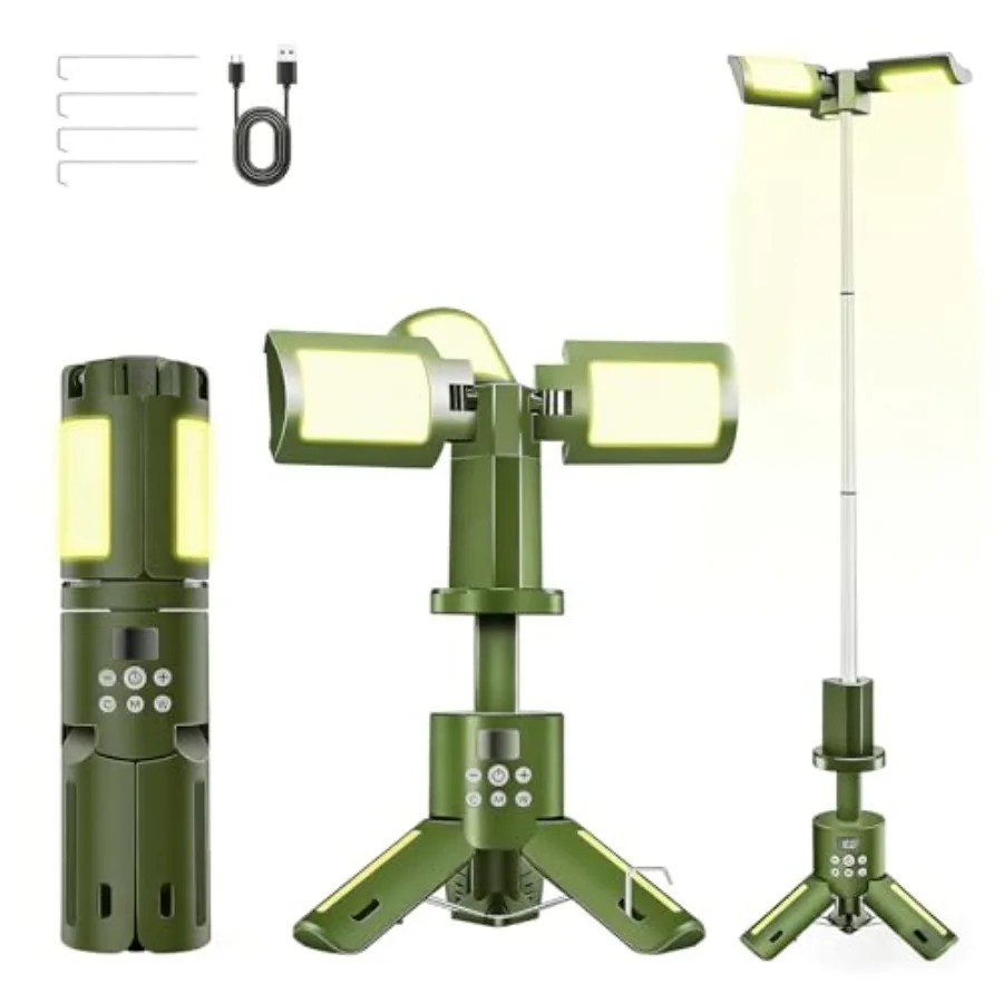 Camping lantern for outdoor use, aluminum alloy body, black color, telescopic design with magnetic base and waterproof IPX4 rat
Camping lantern for outdoor use, aluminum alloy body, black color, telescopic design with magnetic base and waterproof IPX4 rat