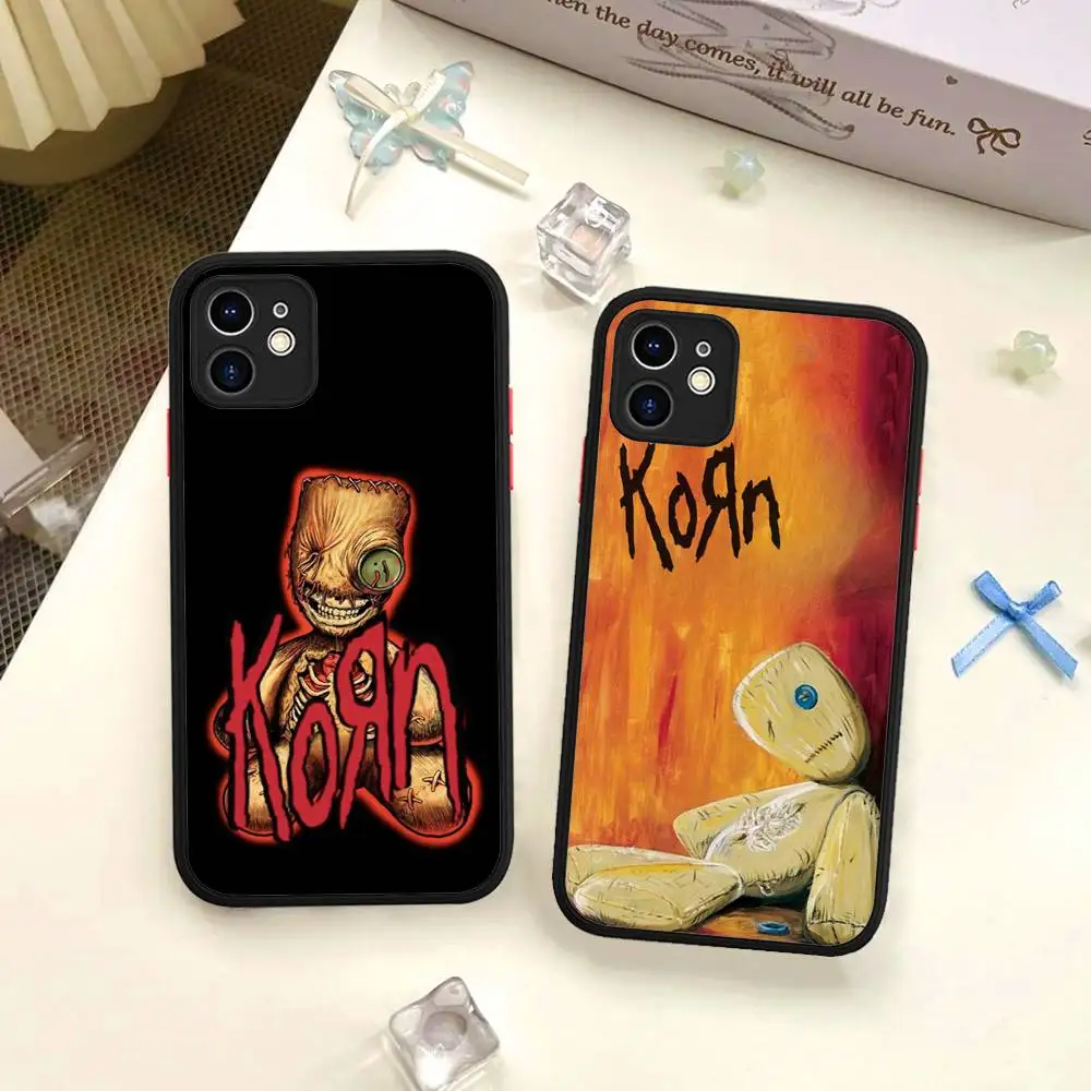 K-korn Music Hot For IPhone 11 12 13 14 15 16 Pro Max Plus Matte Translucent Phone Cover
K-korn Music Hot For IPhone 11 12 13 14 15 16 Pro Max Plus Matte Translucent Phone Cover