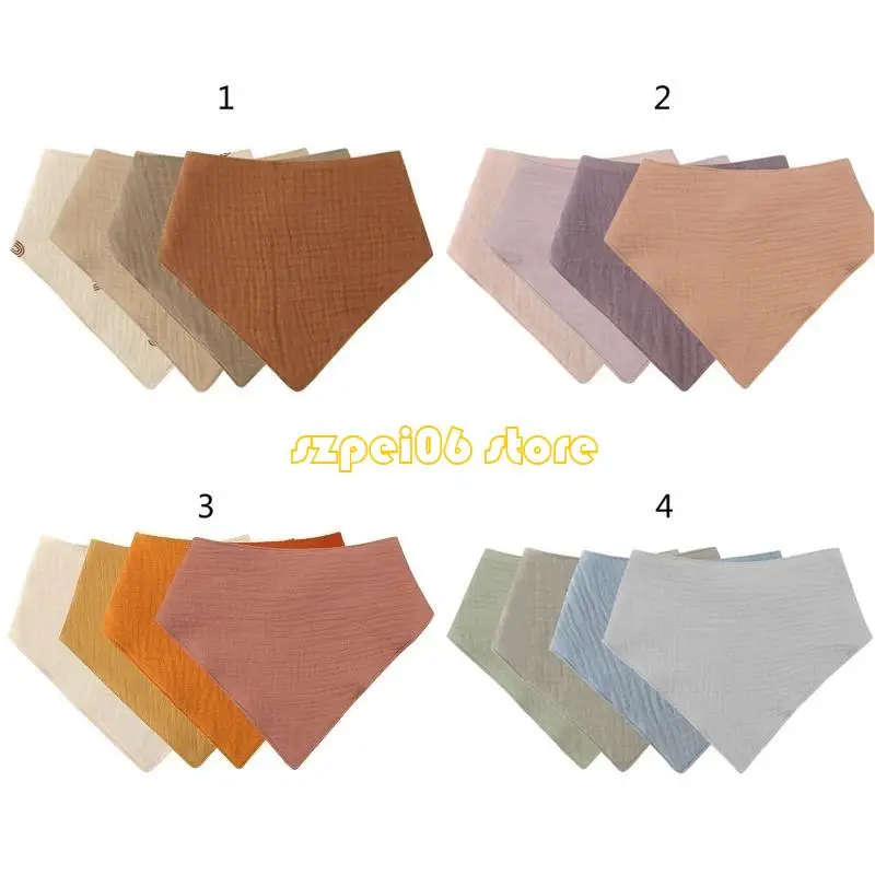 45BF 4 Pcs Soft Cotton Bandana Muslin Absorbent Saliva Towel Baby Infants Feeding Bib
45BF 4 Pcs Soft Cotton Bandana Muslin Absorbent Saliva Towel Baby Infants Feeding Bib