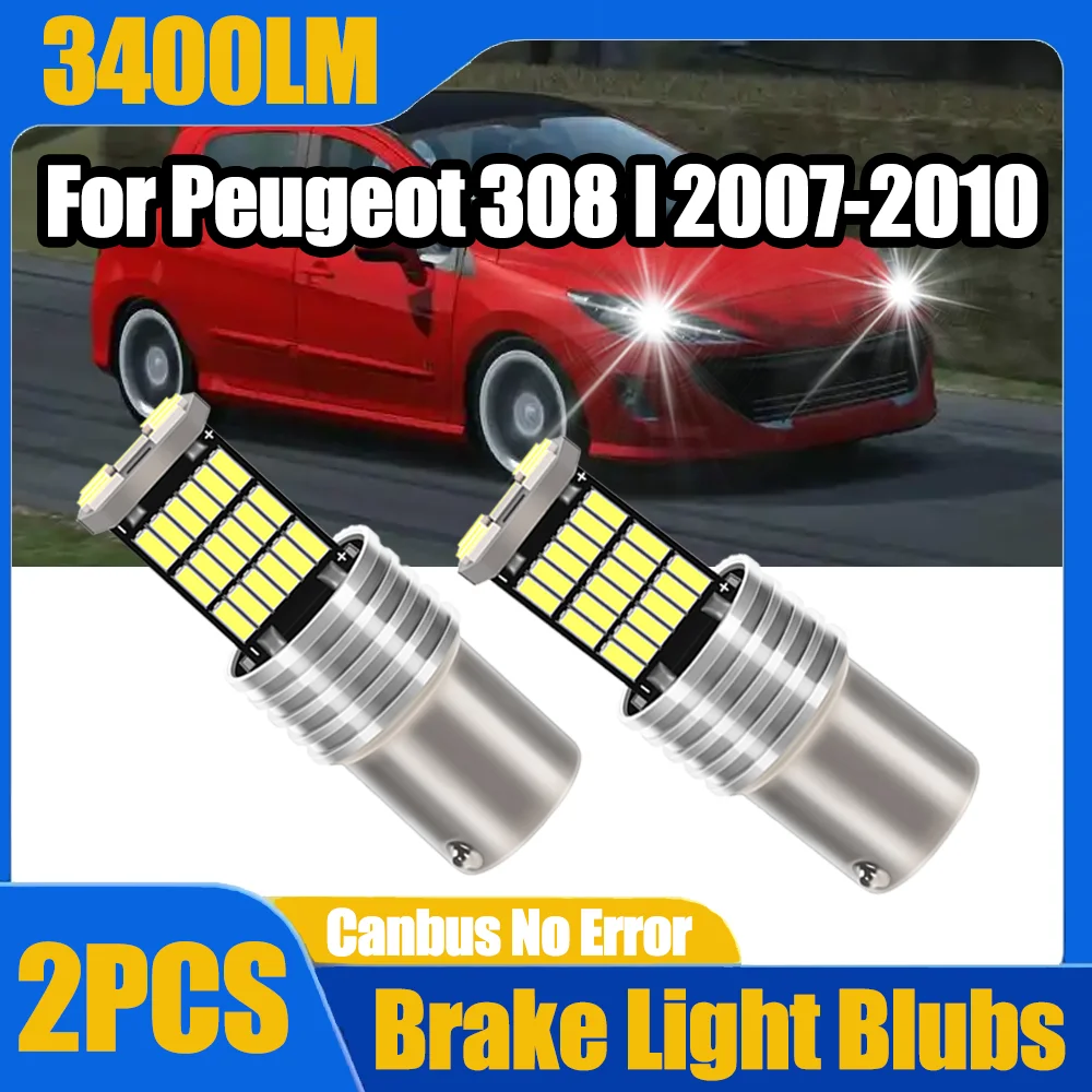 2PCS Small Lights 6000K White Canbus No Error 1157 BAY15D P21/5W LED Brake Light Blubs 12V 3400LM For Peugeot 308 I 2007-2010
2PCS Small Lights 6000K White Canbus No Error 1157 BAY15D P21/5W LED Brake Light Blubs 12V 3400LM For Peugeot 308 I 2007-2010
