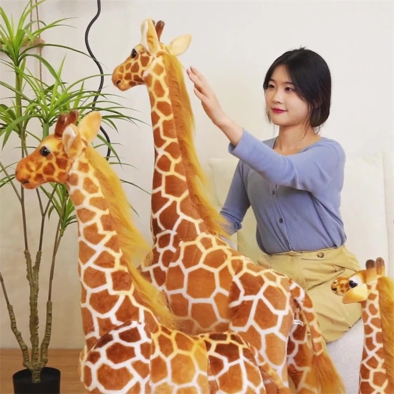 New Creative Realistic Giraffe Plush Toy Stuffed Animal Birthday Gift Cute Soft Kids Doll Home Decoration Party Favor
New Creative Realistic Giraffe Plush Toy Stuffed Animal Birthday Gift Cute Soft Kids Doll Home Decoration Party Favor